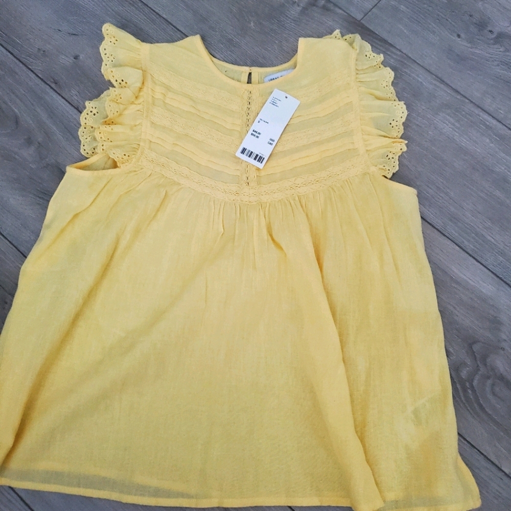 NWT Urban outfitters yellow top